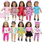 BDDOLL 23 Pcs American 18 Inch Girl