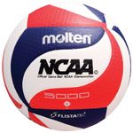 Molten FLISTATEC Volleyball - Official NCAA Men's Volleyball, Red/White/Blue