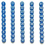1-50 Magnetic Numbers, Magnets with