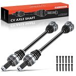 A-Premium Pair (2) Rear CV Axle Shaft Assembly Compatible with BMW X3 2004 2005 2006 2.5L 3.0L, Automatic Transmission, Driver and Passenger Side, Replace# 31217540115, 33207524042