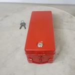 JAYCO Locker Box / Jewel Box (for Bank Locker) - Aluminium - 12" Long - Red