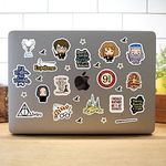 Epic Stuff -Harry Potter Vinyl Stickers (Pack of 5 Sheets) - for Laptop, MacBook, Mobile Phone, Refrigerator, Notebook, Closet etc - Officially Licensed by Warner Bros. (USA)