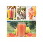 Anne Print Solutions® Fruit and Juice Wall Poster Extra Large Size 1 Feet 25 mm* X 1.5 Feet 25 mm* Posters for Kitchen Restaurant and Home Decor Set Of 4 Poster Without Frame