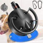 HLOGREE Heavy Duty Dog Bathing Suction Cup for Large Dog Within 110LBS, Pet Dog Cat Bath Holder Suction Cup Anchor for Grooming Bathtub Restraint, for Shower, Bathing, Blowing, Trimming - NO Leash