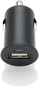 Slabo Mini Cargador USB para el Coche - 1A - para Cubot KingKong Adaptador Coche Camión - Negro