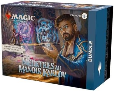 Bundle Magic: The Gathering Meurtres au manoir Karlov - 9 boosters de jeu, 30 cartes de terrain + accessoires exclusifs (Version Française)