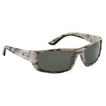 Flying Fisherman Men's Polarized Sunglasses, Camo Frames/Smoke Lenses, Medium