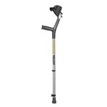 Vissco Astra Max Elbow Crutch, Adjustable Height with Double Handle, Lightweight Walking Aid for Men & Women, for Joint Sprain, Strain, Fractures & Orthopedic Recovery – Small