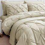 Queen Comforter Set- 7 Pieces Bed in a Bag Queen, Linen Bedding Set with Comforters, Sheets, Pillowcases & Shams, Bedding Set - Linen