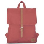 Johnny Urban Backpack Women Red Brown - Mia - Rucksack from Recycled PET Bottles - Mini Daypack - Water-repellant - 13" Laptop Compartment