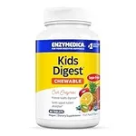 ENZYMEDICA - Kids Digest (60 Chewable Tablets) | Fruit Punch Flavour | Digestive Enzymes Supplement | Digestive Enzyme Blend for Children, Nutrient Supplement, Gut Health Supplement, Vegan, Dairy Free