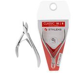 Staleks Classic 10 Cuticle Nippers Full Jaw 8 mm 0.31 Inch Resistant Stainless Steel Nail Cutter for Pedicure Manicure Plier Cutter Tool