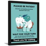 Allen Turtle Dental Office Wall Decor Frame Dental Clinic Wall Dental Care Teeth For Hospital 12x18 Inches Framed Poster FRAM112