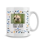 Rib ticklerz - Personalised Photo Custom Mug Gifts from The Dog Best Dog Dad Ever Present Father's Day Birthday Gift Christmas Love You Pet Lover Coffee Tea Cup - MG346