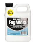 Sanco Industries Fogworx Extreme High Density Fog Juice - Long Lasting, High Output, Odorless Water Based Fog Machine Fluid - 1 Quart, 32 Ounces For 400 Watt To 1500 Watt Machines HD Quart