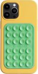 OCTOBUDDY || Silicone Suction Phone Case Adhesive Mount || Compatible with iPhone and Android, Anti-Slip Hands-Free Mobile Accessory Holder for Selfies and Videos (Green Ash)