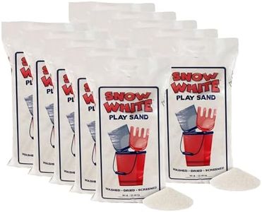 U.S. Silica 10 Pack Large 50 Pound Play Sand, Finely Graded, Fully Washed and Easy to Use for Children's Art, Trays, and Sandbox