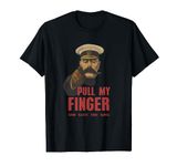 Pull my Finger Admiral, funny WW2 British propaganda poster T-Shirt