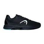 HEAD Revolt Pro 4.0 Tennis Shoes, (Black/Teal) Size UK-8