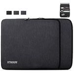 KTMOUW Laptop Sleeve 13.3-14 Inch Laptop Carrying Case Waterproof 360° Protective Business Computer case Compatible with MacBook Air/Pro，Black