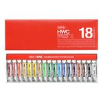 18 color set Holbein transparent watercolors