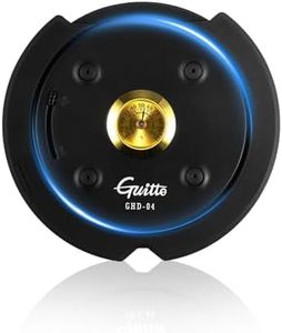 GUITTO Guitar Humidifier Acoustic Soundhole Cover, 2 in 1 Humidity, Suitable for Most Standard Sound Holes (4'' to 4.3'') GHD-04