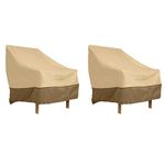 Classic Accessories 70912-2PK Veranda Patio Lounge Chair Cover, Large (2-Pack)