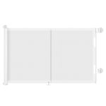 No Drilling Retractable Dog Gate Punch-Free Retractable Baby Gates for Stairs Safety Baby Gates Extends up to 59" Wide Mesh for Doorways, Hallways, Indoor, Outdoor (White, 33 * 59inch)
