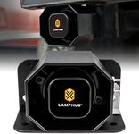 LAMPHUS Backup Sound Alarm for Pickup Truck [112dB] [SAE J994 Class A] [12V - 48V DC] [SoundAlert] Universal Reverse Back-Up Warning Beeper for Industrial Heavy Equipment Forklift Work Van Car Vehicle