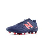 New Balance Men's 442 V2 Team FG Soccer Shoe, Nb Navy/Silver/Energy Red, 10 Wide