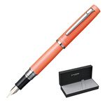 Platinum PNS-5000 25-2 Procyon #25 Fountain Pen, Persimmon Orange, Fine Point