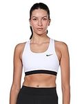 Nike Womens Sports Bra, White/Black