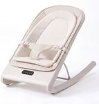 VaVaSoo Baby Rocker Chair,Electric Baby Rocker & Toddler Seat(40lbs),Beige
