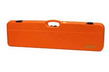 Negrini Cases 1603I UNICASE Universal Shotgun Hard Case – Durable, Ultra-Light Travel Case, TSA Compliant for Over and Under, Side-by-Side, Autoloader, & Pump Shotgun - Blaze Orange/Black