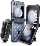 SUPCASE for Samsung Galaxy Z Flip 5 Case with Stand & Belt-Clip (Unicorn Beetle Pro), [Hinge Protection] [Front Screen Protector] Dual Layer Rugged Protective Phone Case for Galaxy Z Flip 5, Tilt