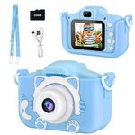 Kids Camera, Kids Digital Camera 1080P HD Childrens Camera Kids Camera for Boys, Camera for Kids 32GB SD Card Camera Toys for 3-12 Years Old Boys Girls with Silicone Case