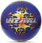 Vizari Blaze Soccer Ball for Outdoor Fun Play | Two-Tone Football Soccer Ball in Sizes 3 and 4 for All Skill Levels and Ages | Training Ball with Rubber Bladder for Kids Boys Girls Youth and Adults