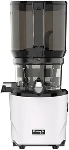 Kuvings AUTO10 Cold Press Juicer White - Hands-Free Masticating Juicer With 240W Motor - Quiet Electric Machine With 100 Ounce Batching Hopper for Juice, Smoothies, Nut Milk, and Sorbets