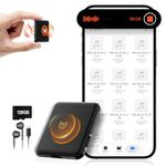 128 G(10800 Hours) Magnetic Voice Activated Recorder - Hypamutek AI Noise Reduction Digital Voice Recorder with Playback, 75H Continuous & Portable Audio Recorder for Meetings, Lectures and Interviews
