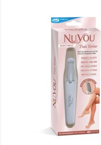 JML NuYou Electric Pedi Roller – Hard Skin Remover, 2 Speeds, LED Light