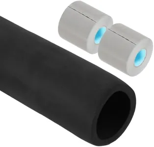 PATIKIL 2"(51mm) ID x 6Ft Pipe Insulation Foam Tube, Pipe Cover Wrap Roll Bar Padding Tubing with Wrapping for Handle Grip HVAC Air Conditioner