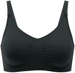 Medela Maternity & Nursing Bra, Suitable for pregnancy and breastfeeding, Black, Extra-Large