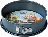 ORIGINAL KAISER Gourmet Springform Cake Tin 24 cm Round with Flat Base, Round Baking Tin, Leak-Proof, Non-Stick Coating, Heat Resistant up to 230°C, Grey