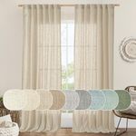 LAMIT Light Filtering Linen Curtain