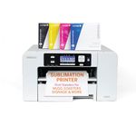 Sawgrass SG500 Sublimation Printer Bundle | Includes Professional Dye-Sublimation Printer with 31mL SubliJet UHD Inks & TruePix Sublimation Paper | Wi-Fi Connectivity | Create Custom Designs