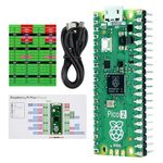 Freenove Raspberry Pi Pico 2 (Compatible with Arduino IDE) Pre-Soldered Header, Dual Arm Cortex-M33 and Dual Hazard3 RISC-V Microcontroller, Development Board, Tutorial Example Projects