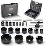 VEVOR Hole Saw Kit, 18 PCS Saw Blad