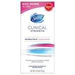 Secret Clinical Strength Deodorant and Antiperspirant for Women, Invisible Solid, Powder Protection, 2.6 oz