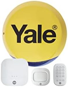 Yale IA-310 Sync Smart Home Alarm Piece of 4 Kit Includes Sync Alarm Hub, External Siren, PIR Motion Detector and Keypad Works with Alexa, Google Assistant and Philips Hue [Energy Class A+], White