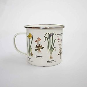 Gift Republic Wild Flower Enamel Mug, Multicolor